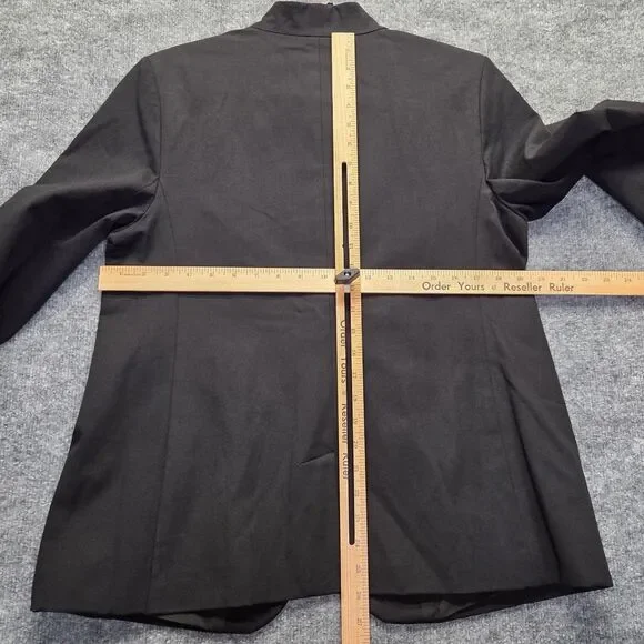 Old Navy Blazer Womens Large Black Single Button Lined Workwear Career Office - Picture 8 of 8